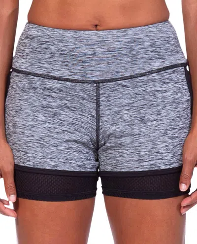 Tlf Apparel Headline Dueces Runner Short In Ash Grey In Blue