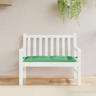 Vidaxl Garden Bench Cushion Green 39.4"x19.7"x2.8" Fabric, 314937