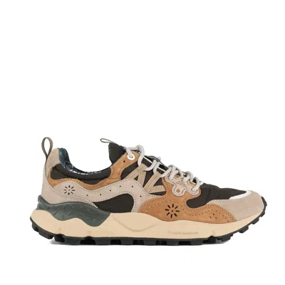 Flower Mountain Sneakers Brown In Beige, Brown
