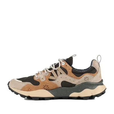 Flower Mountain Sneakers Brown In Beige, Brown