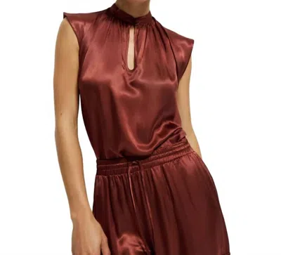 NATION LTD JEANNE TOP IN CINNAMON 
