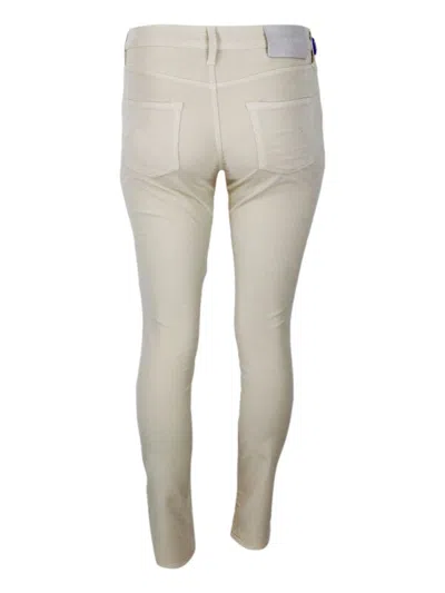 Jacob Cohen Corduroy Trousers In Beige