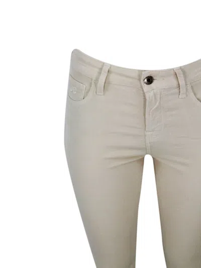 Jacob Cohen Corduroy Trousers In Beige
