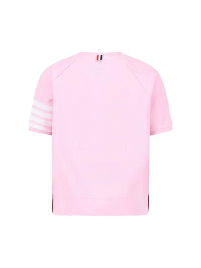 Thom Browne 4-bar" Logo T-shirt - Pink In Pink