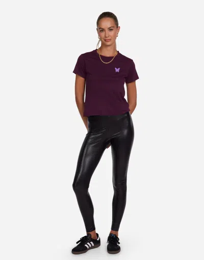 Lauren Moshi Ursula Ombre Butterfly Happyface In Burgundy