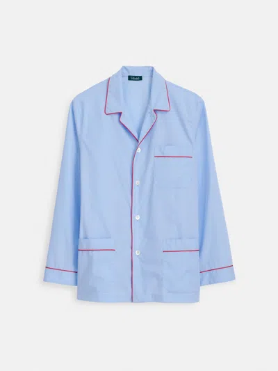 Alex Mill Schostal X  Solid Long Sleeve Pajama Set In Sky Blue