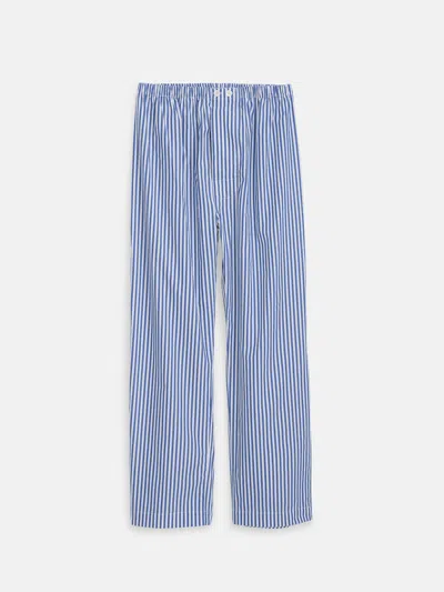 Alex Mill Schostal X  Striped Long Sleeve Pajama Set In Navy Stripe