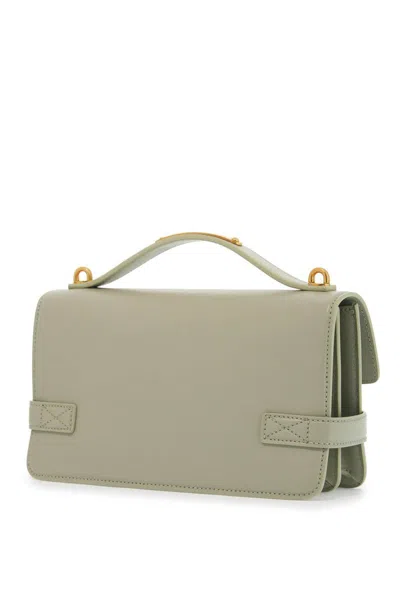 Shop Balmain Handbag B-buzz 24 In Green