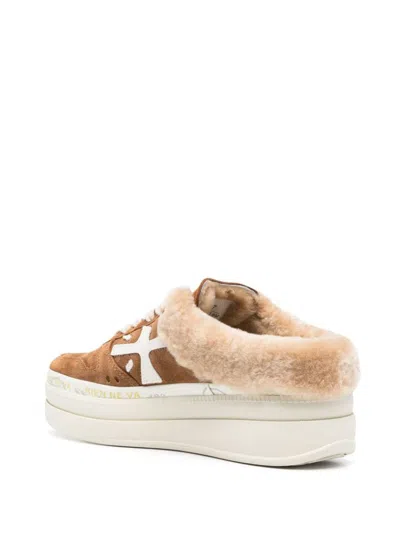 Premiata Micol Sneakers In Brown