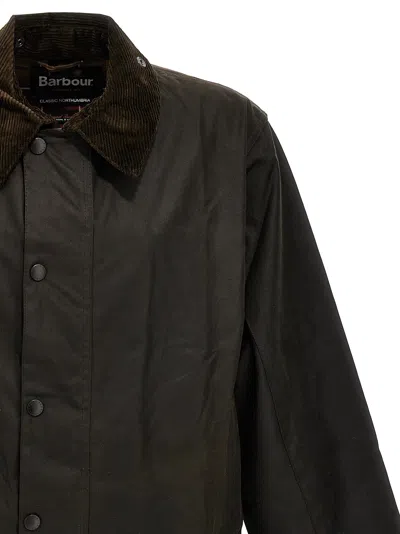 Barbour 'utility' Jacket Featuring Corduroy Collar