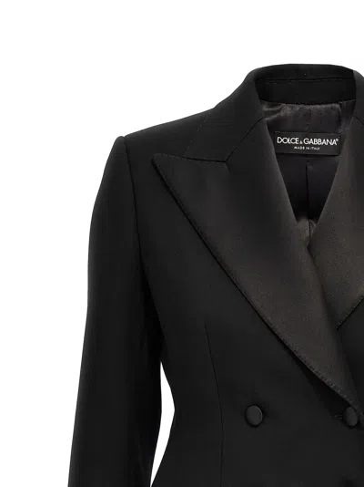 Dolce & Gabbana Tuxedo Blazer With Peak Lapel And Structured Shoulders