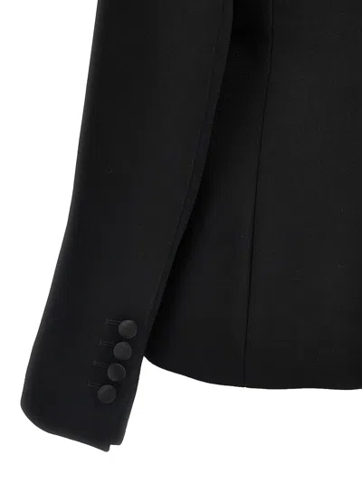 Dolce & Gabbana Tuxedo Blazer With Peak Lapel And Structured Shoulders
