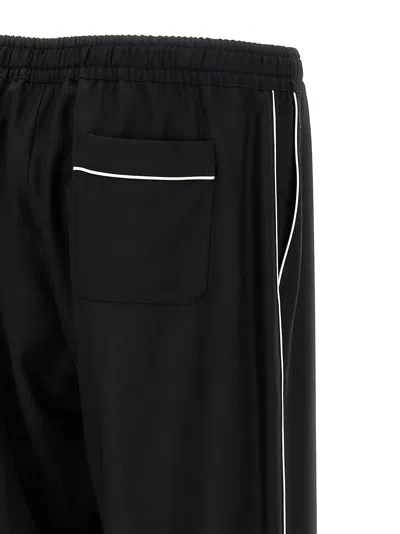 Dolce & Gabbana Elastic Waistband Cuffed Hem Trousers