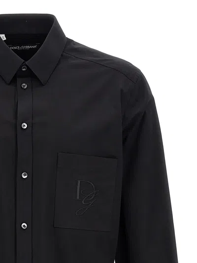 Dolce & Gabbana Black Essential Cotton Shirt