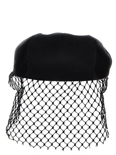 Shop Dolce & Gabbana Satin Veil Cap