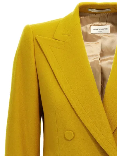 Dries Van Noten 'blazer Double-breasted Tailored Structured Shoulders'