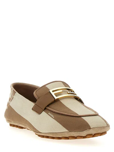 Shop Fendi 'baguette' Loafers