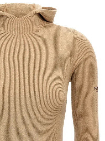 Fendi Hooded Mini Dress