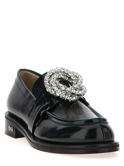 Shop Mach & Mach 'galaxy Black' Loafers