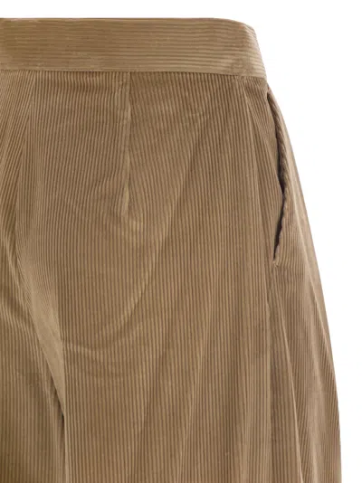 Shop Max Mara Gilly Wide Corduroy Trousers