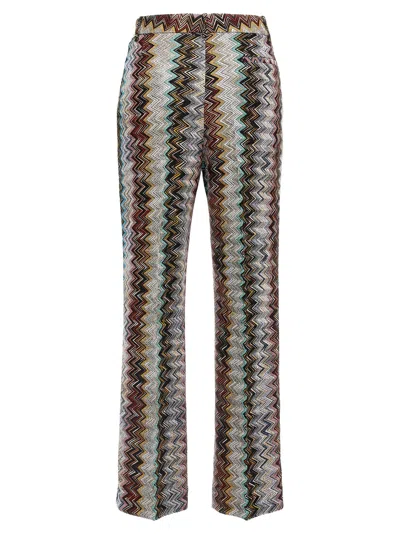 Shop Missoni Zig Zag Lamé Pants