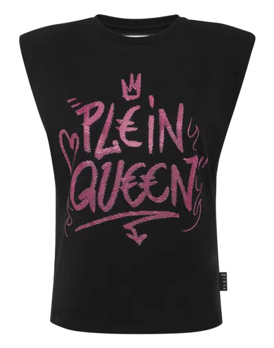 Philipp Plein Sexy Pure Crystals-embellished Sleeveless T-shirt In Multi