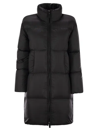 's Max Mara S Max Mara Seibi Long Down Jacket In Anti Drip Canvas
