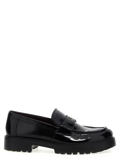 Tory Burch 20mm Classic Lug Brushed Leather Loafers