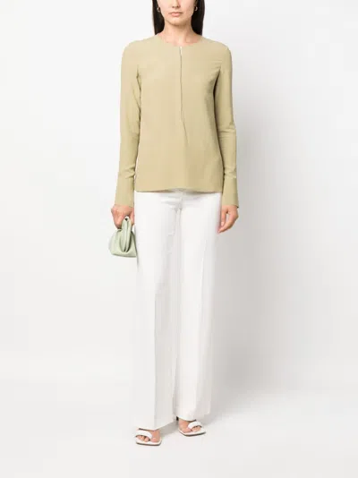 Veronique Leroy Véronique Leroy Silk-crepe Tunisian Top