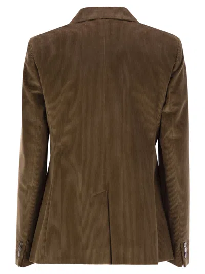 WEEKEND MAX MARA WEEKEND MAX MARA KATANGA COTTON VELVET BLAZER 