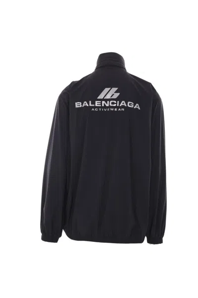 Shop Balenciaga Coats In Black