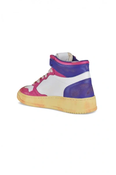 Autry Medalist High-top Sneakers In Pink