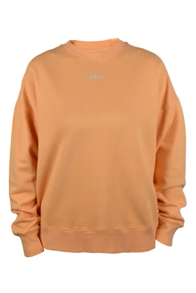 Shop Autry Women Sweatshirt In Orange