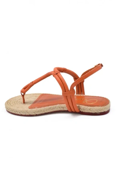 Charlotte Olympia Sandals In Orange