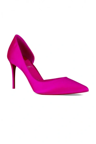 Christian Louboutin Iriza 100 Pumps In Fuxia Satin In Pink