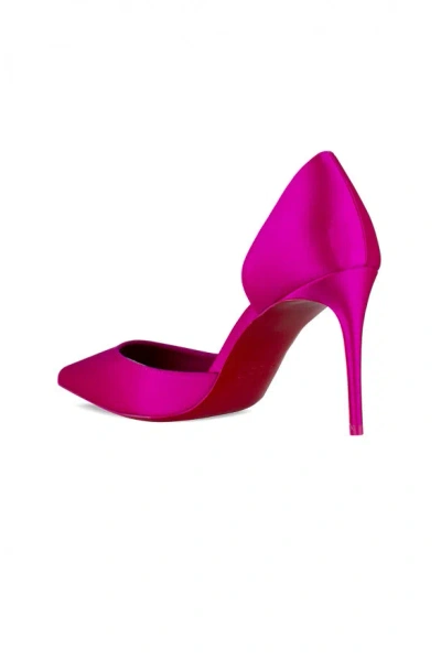 Christian Louboutin Iriza 100 Pumps In Fuxia Satin In Pink
