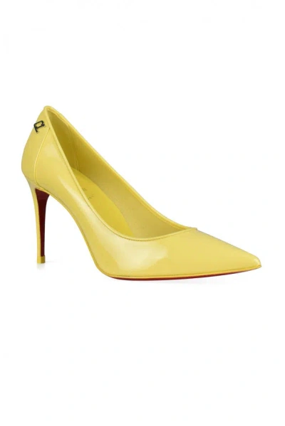 Christian Louboutin Sporty Kate Pointed Toe Pumps In Yellow