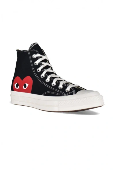 Shop Comme Des Garçons Women Chuck Taylor High-top Sneakers In Black