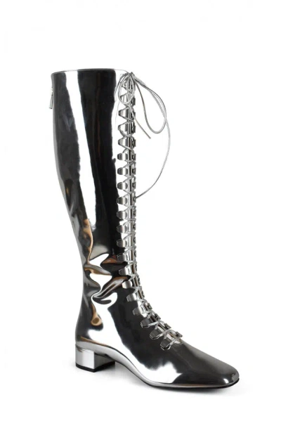 Dior Women Boots Naughtily-d In Silver