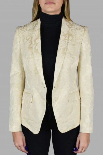Dolce & Gabbana Dolce&gabbana Women Blazer In White
