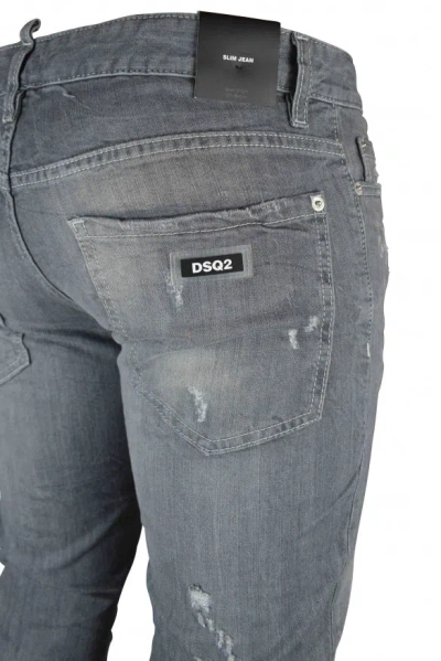 Dsquared2 Slim Jean In Gray