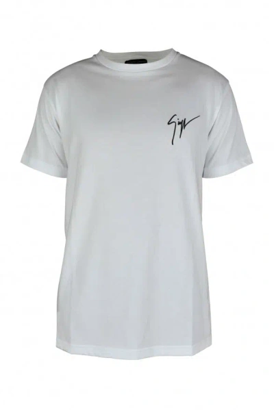 Giuseppe Zanotti Men T-shirt In White