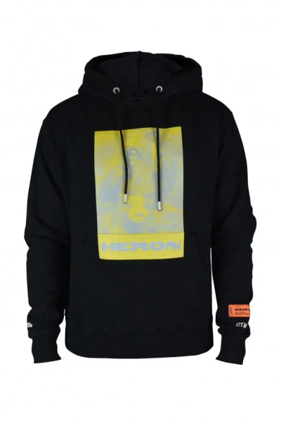Heron Preston Logo Hooded Sweatshirt In Black