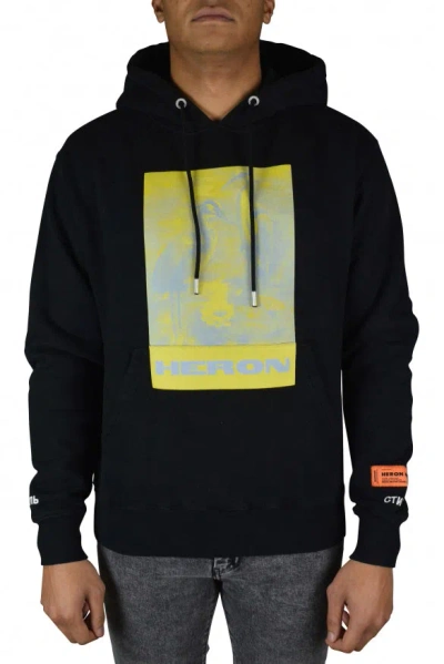 Heron Preston Logo Hooded Sweatshirt In Black