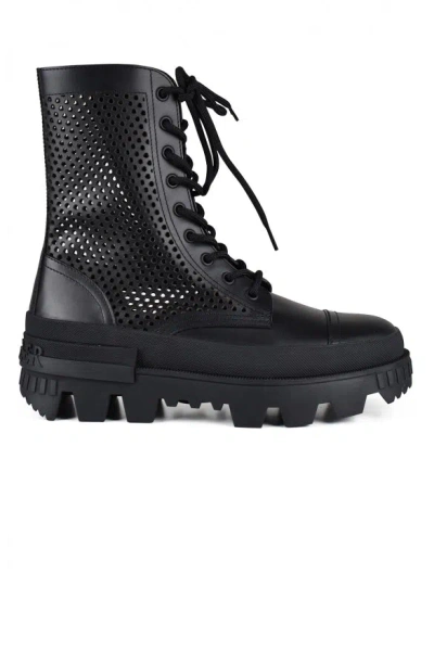 Moncler Women Carinne Ankle Boots In Black