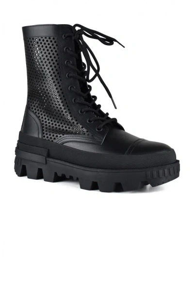 Moncler Women Carinne Ankle Boots In Black
