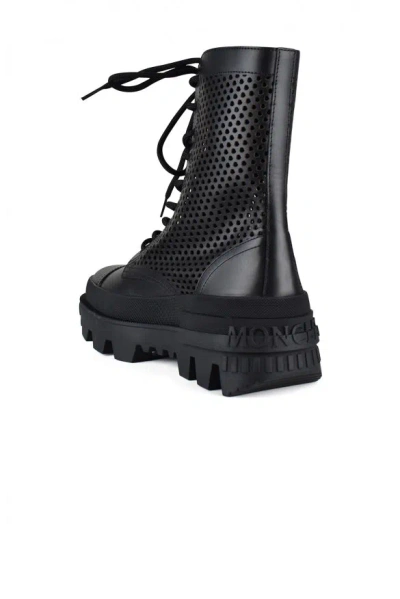Moncler Women Carinne Ankle Boots In Black