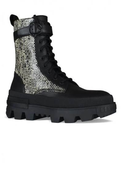 Moncler Women Carinne Ankle Boots In Black