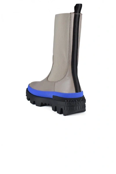 Moncler Women Chelsea Neue Boots In Gray