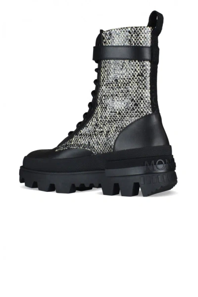 Moncler Women Carinne Ankle Boots In Black